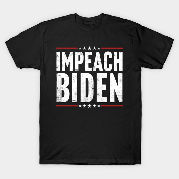 Impeach Biden T-Shirt by TextTees